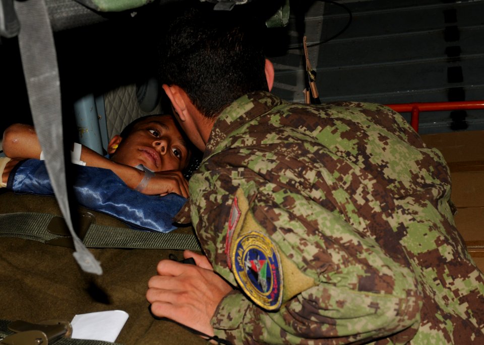 Afghan Air Force take child home (5160479719)