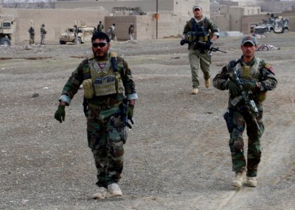 Afghan forces find explosives and weapons caches in Logar 140221-N-AT856-001 photo