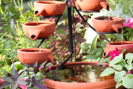 Water fountain relaxing stress management