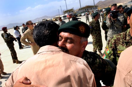 Afghan Air Force Personnel Return From Pakistan Relief (4956798594)