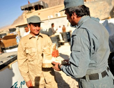 Afghan Local Police academy boot issue 111228-N-UD522-296