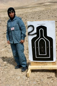 Afghan Females perform weapons training (5038557104)