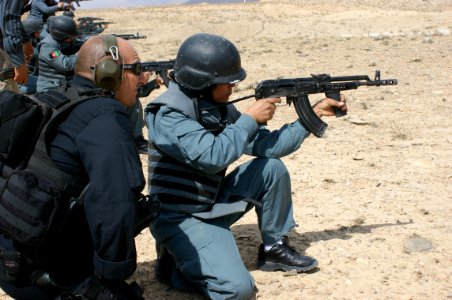 Afghan Females perform weapons training (5038556898)