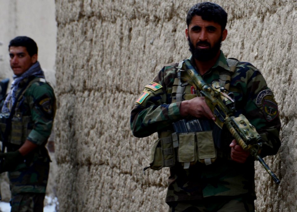 Afghan forces find explosives and weapons caches in Logar 140221-N-AT856-010