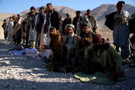 Afghan Local Police receive blankets and stoves 111229-N-JC271-007 photo