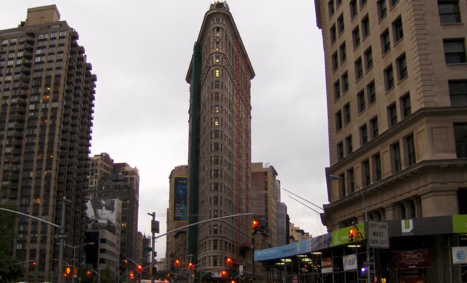 New york manhattan flatiron building
