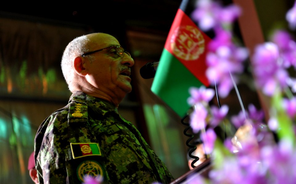 Afghan National Army Chief of Army Staff Gen. Sher Karimi