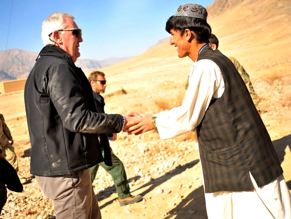 Afghan Local Police, Australian ambassador 111229-N-UD522-035