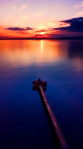 Pier jetty sky photo