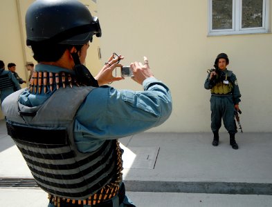 Afghan National Civil Order Police prepare for operations in Afghanistan. (4530208421)