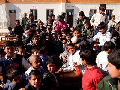 Afghan Police Give School Supplies to Kandahar Children DVIDS344803 photo