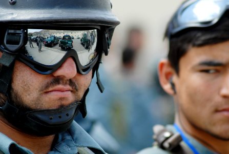 Afghan National Civil Order Police prepare for operations in Afghanistan. (4530208805) photo