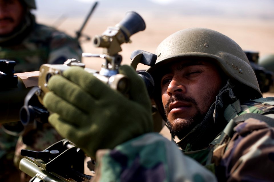 Afghan Soldiers Train On Heavy Weapons DVIDS361714