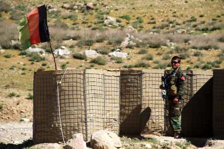Afghan Security Forces assist government with water canal project 120413-N-JC271-012