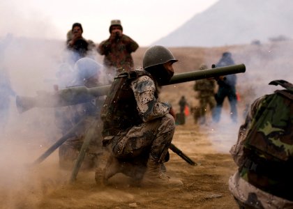 Afghan soldiers and police fire heavy weapons DVIDS362808