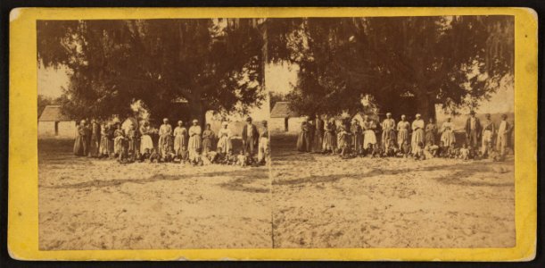 African American slave families owned by Mrs. Barnwell LCCN2010651604