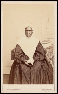African American woman identified as Aunt Fannie, servant of the Lott family) - Fredricks & O'Neil, Fifth Avenue Photograph Gallery, 179 Fifth Avenue, New York ; L.D. Fredricks ; John LCCN2017660617