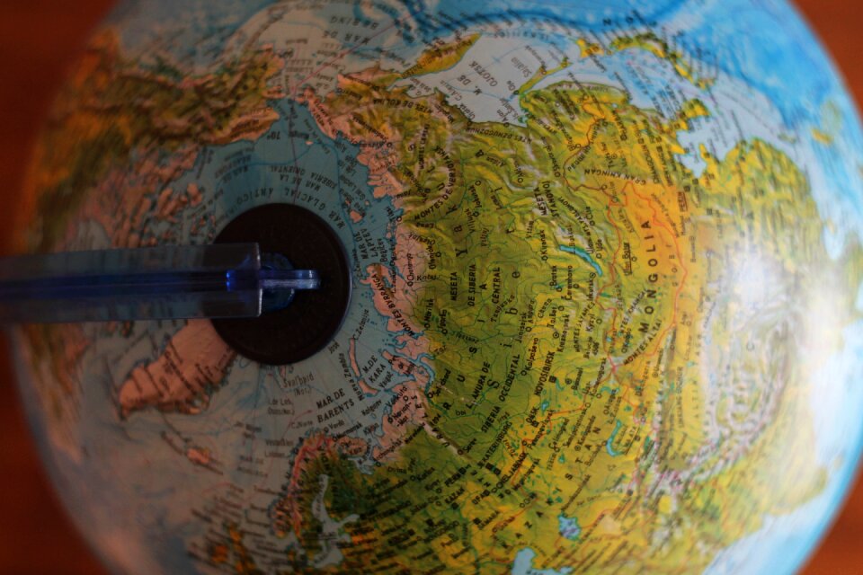 Round sphere colorful