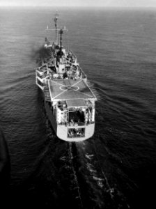 Aft view of USS Ozark (MCS-2) in 1966