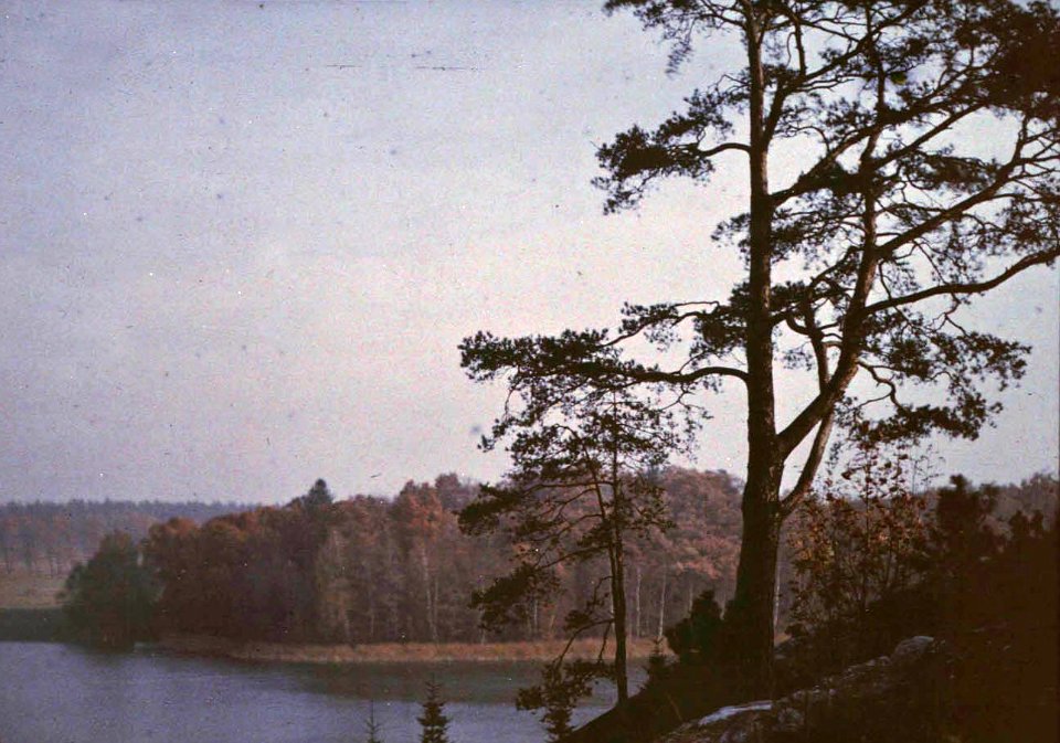 Aftonstämning vid Brunnsviken, Stockholm - Nordiska Museet - NMA.0031747