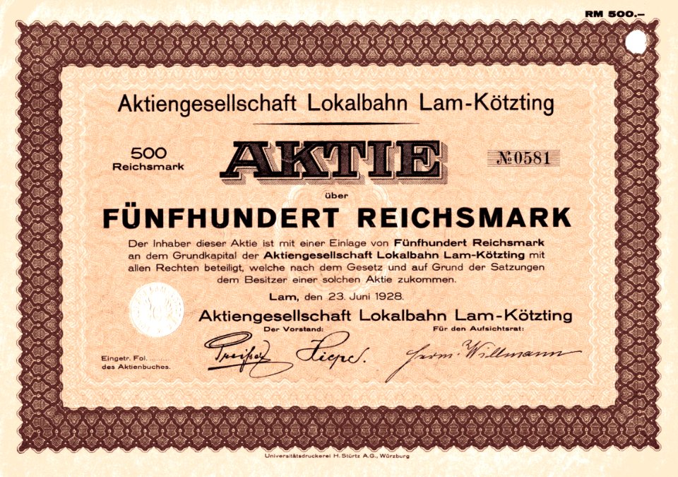 AG Lokalbahn Lam-Kötzting 1928