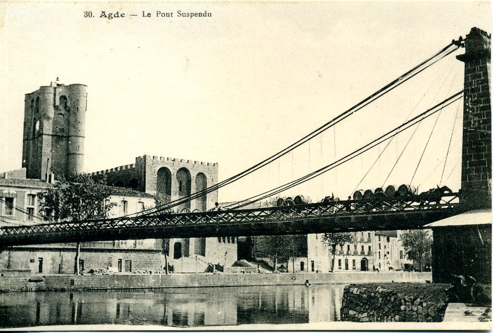 Agde - pont suspendu001