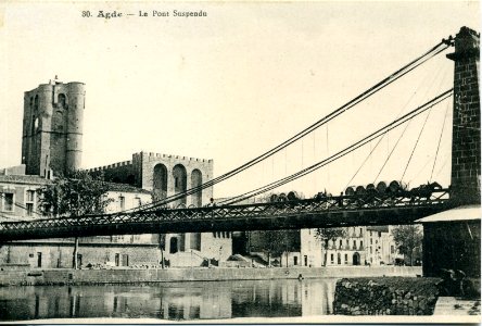 Agde - pont suspendu001