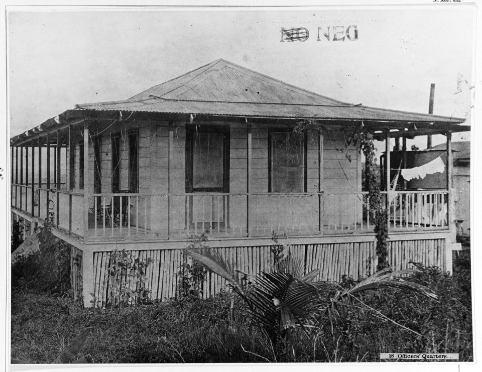 Agana Guam Officers' quarters (circa 1906)