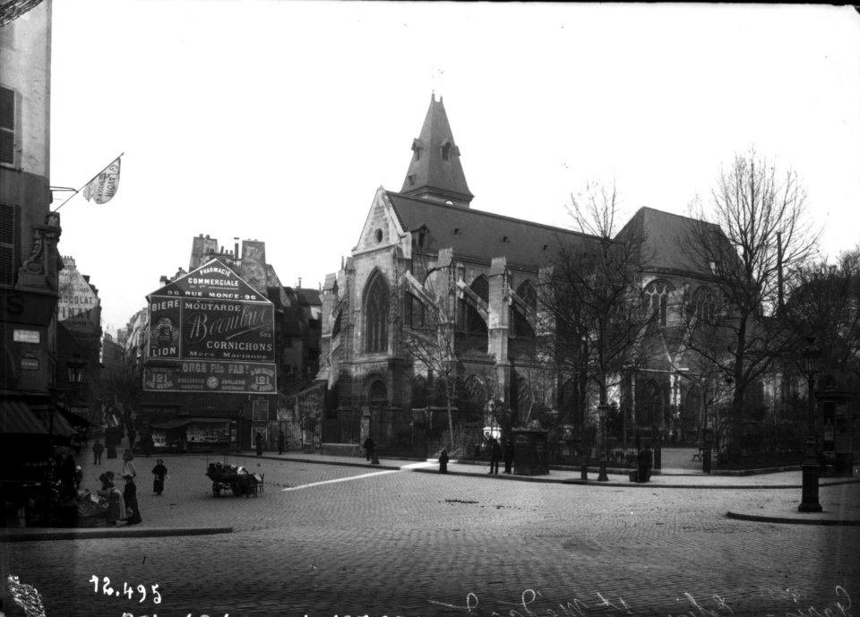 Agence Rol, Paris, église Saint-Médard, 1911 - Bibliothèque nationale de France, original