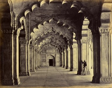 Agra, Interior of the Motee Musjid, Showing the Centre Aisle, 10699801