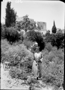 Agriculture, etc. A Nazareth maiden. In old Nazareth costume LOC matpc.02968