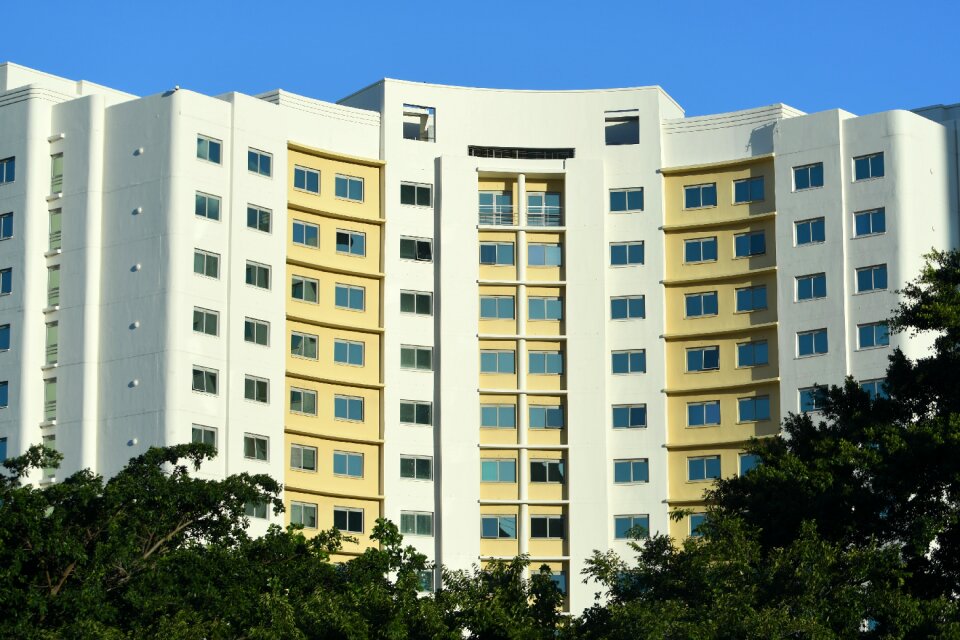 Modern window building