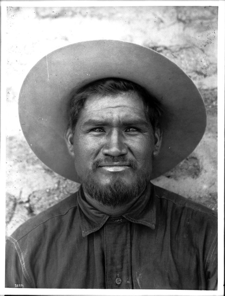 Agua Caliente Indian man, Gabriel Cibinoat, Justice of the Peace and son of Simon Cibanoat, ca.1900 (CHS-3829)