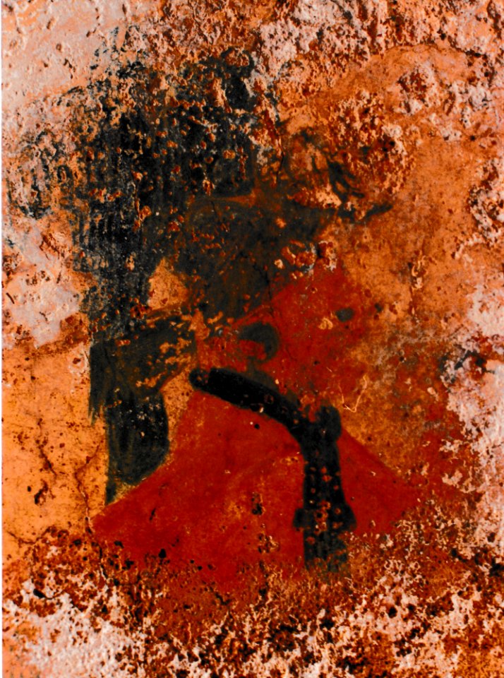 Ahau of Dzibilnocac - painting photographed 1986