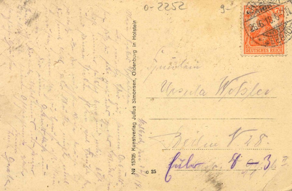 Ahlbeck, Mecklenburg-Vorpommern - Parkanlagen (back) (Zeno Ansichtskarten)