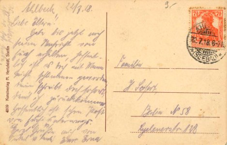 Ahlbeck, Mecklenburg-Vorpommern - Konzertpromenade (back) (Zeno Ansichtskarten)