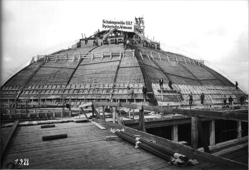 AHW Bau Kuppelkonstruktion Grossmarkthalle Leipzig 1 9 1928