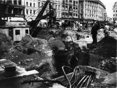AHW Bau Untergrundmessehaus Leipzig May 1924