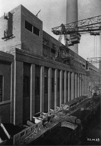 AHW Baustelle Kraftwerk Nord Leipzig 22 11 1929 photo