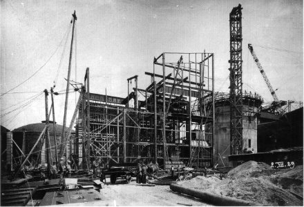 AHW Baustelle Kraftwerk Nord Leipzig 2 8 1929