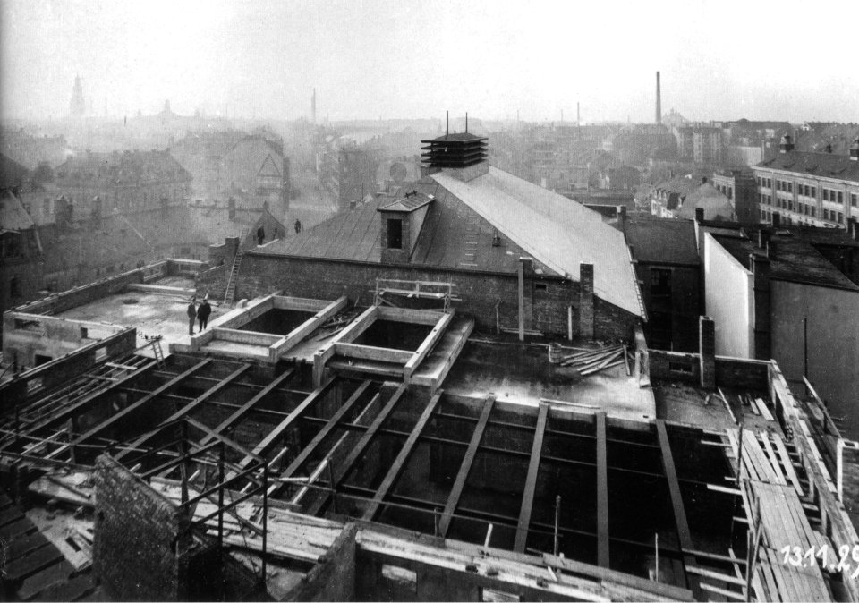 AHW Baustelle Westbad Leipzig 1929