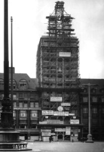 AHW Baustelle Krochhochhaus Leipzig 20 7 1928
