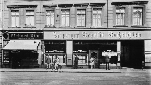 AHW Gebäude Leipziger Neuste Nachrichten Leipzig um 1928