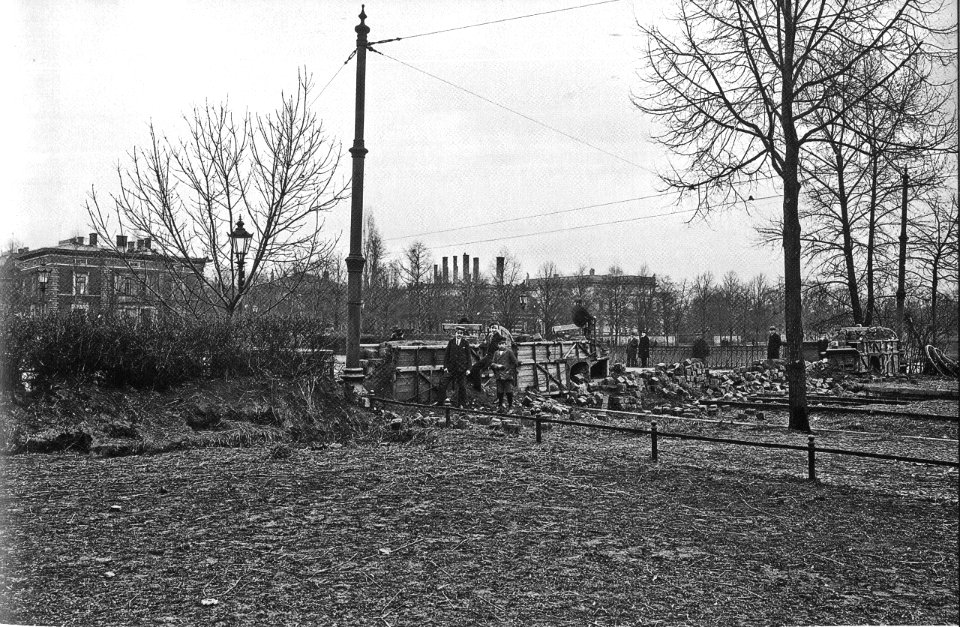 AHW Kapp-Putsch verlassene Barrikaden Bismarckstr Leipzig 1920