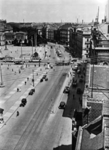 AHW Georgiring Augustusplatz v Europahaus Leipzig um 1930 photo