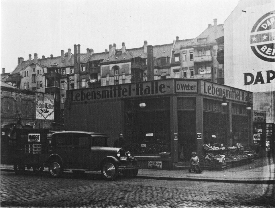 AHW Lebensmittelhalle Weber Leipzig um 1930