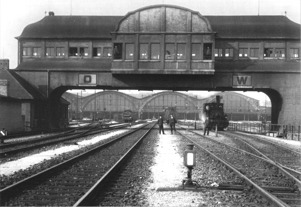 AHW Preussische Einfahrt HBF Leipzig um 1920