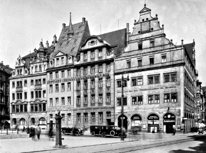 AHW Nordseite Markt um 1925 photo