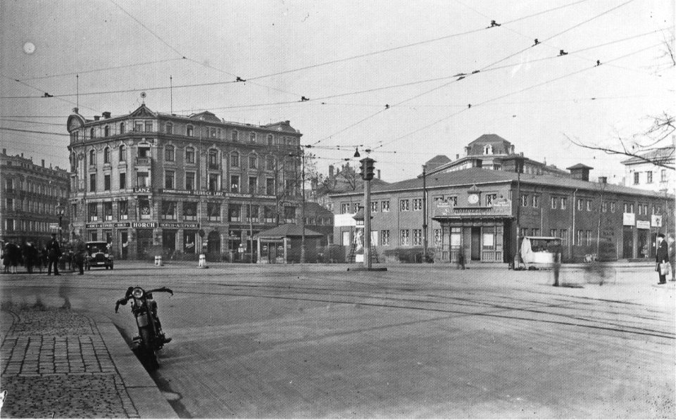 AHW Provisorische Messehalle Schulplatz Leipzig 1930