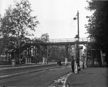 AHW prov Fussgaengerbruecke Leipzig um 1933
